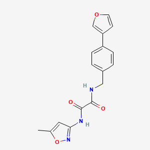 N1-(4-(furan-3-yl)benzyl)-N2-(5-methylisoxazol-3-yl)oxalamide
