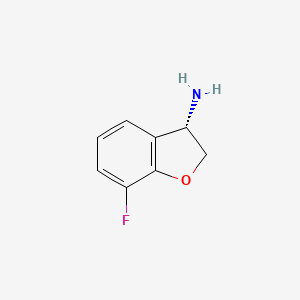 (3S)-7-Fluoro-2,3-dihydro-1-benzofuran-3-amine