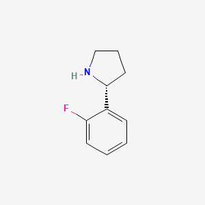 (2R)-2-(2-fluorophenyl)pyrrolidine