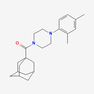 molecular formula C23H32N2O B2897554 1-(1-Adamantylcarbonyl)-4-(2,4-dimethylphenyl)piperazine CAS No. 667893-17-6