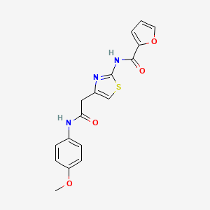 N-(4-{[(4-methoxyphenyl)carbamoyl]methyl}-1,3-thiazol-2-yl)furan-2-carboxamide