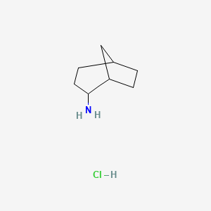 molecular formula C8H16ClN B2897577 双环[3.2.1]辛烷-2-胺盐酸盐，非对映异构体的混合物 CAS No. 1195211-57-4