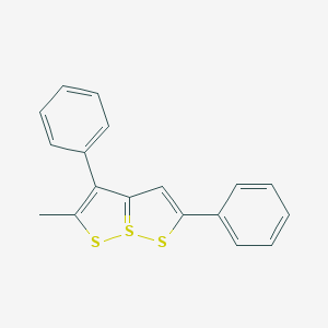 2-Methyl-3,5-diphenyl-7lambda~4~-[1,2]dithiolo[5,1-e][1,2]dithiole