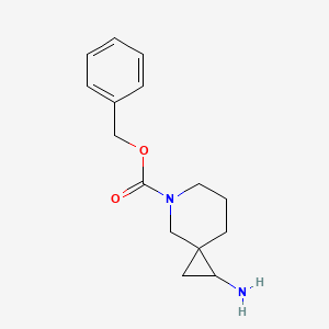 Benzyl 1-amino-5-azaspiro[2.5]octane-5-carboxylate