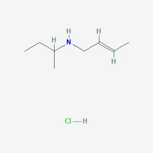 molecular formula C8H18ClN B2897614 (2E)-N-(sec-butyl)-2-buten-1-amine hydrochloride CAS No. 1212007-08-3; 1609430-39-8