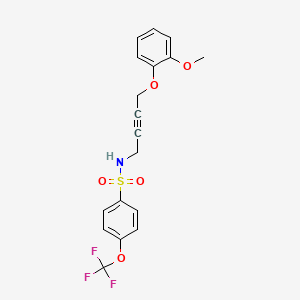 N-(4-(2-methoxyphenoxy)but-2-yn-1-yl)-4-(trifluoromethoxy)benzenesulfonamide