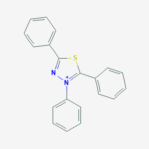 molecular formula C20H15N2S+ B289771 2,3,5-Triphenyl-1,3,4-thiadiazol-3-ium 