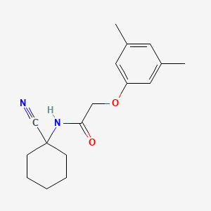 molecular formula C17H22N2O2 B2897721 N-(1-cyanocyclohexyl)-2-(3,5-dimethylphenoxy)acetamide CAS No. 1090689-93-2