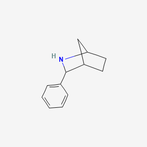 molecular formula C12H15N B2897772 3-Phenyl-2-azabicyclo[2.2.1]heptane CAS No. 1779859-12-9
