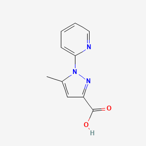 5-methyl-1-(pyridin-2-yl)-1H-pyrazole-3-carboxylic acid