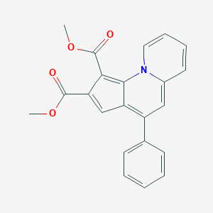 molecular formula C22H17NO4 B289780 Dimethyl 4-phenylcyclopenta[c]quinolizine-1,2-dicarboxylate 