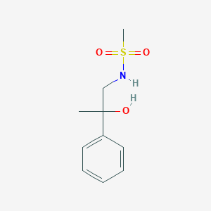 molecular formula C10H15NO3S B2897809 N-(2-hydroxy-2-phenylpropyl)methanesulfonamide CAS No. 1351585-33-5