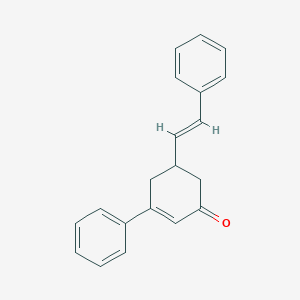 3-Phenyl-5-(2-phenylvinyl)-2-cyclohexen-1-one