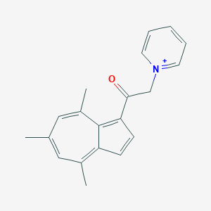 molecular formula C20H20NO+ B289782 1-[2-Oxo-2-(4,6,8-trimethyl-1-azulenyl)ethyl]pyridinium 