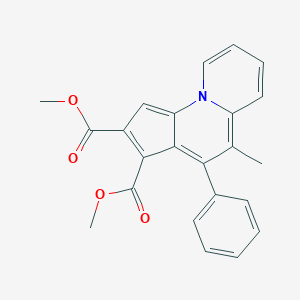 molecular formula C23H19NO4 B289784 Dimethyl 5-methyl-4-phenylcyclopenta[c]quinolizine-2,3-dicarboxylate 