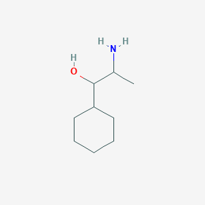 molecular formula C9H19NO B2897854 2-Amino-1-cyclohexylpropan-1-ol CAS No. 205445-49-4; 726119-92-2