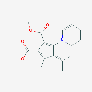 molecular formula C18H17NO4 B289787 Dimethyl 3,4-dimethylcyclopenta[c]quinolizine-1,2-dicarboxylate 