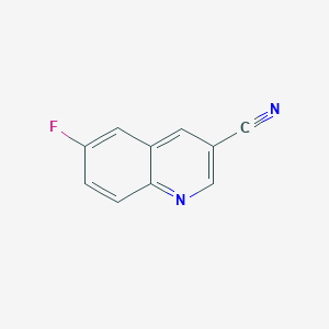 molecular formula C10H5FN2 B2897872 6-Fluoroquinoline-3-carbonitrile CAS No. 71083-44-8