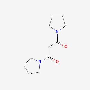 molecular formula C11H18N2O2 B2897883 1,3-二(吡咯烷-1-基)丙烷-1,3-二酮 CAS No. 27579-35-7