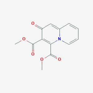 molecular formula C13H11NO5 B289789 dimethyl 2-oxo-2H-quinolizine-3,4-dicarboxylate 