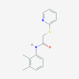 molecular formula C15H16N2OS B2897899 N-(2,3-二甲基苯基)-2-(吡啶-2-基硫代)乙酰胺 CAS No. 329078-82-2