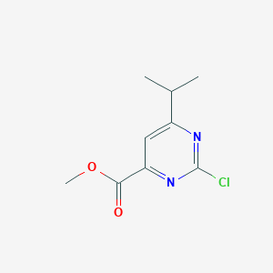 B2897901 Methyl 2-chloro-6-isopropylpyrimidine-4-carboxylate CAS No. 1176625-48-1