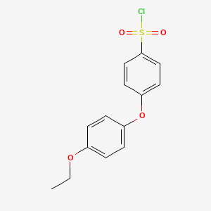 molecular formula C14H13ClO4S B2897903 4-(4-乙氧基苯氧基)苯磺酰氯 CAS No. 847837-29-0
