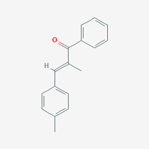 molecular formula C17H16O B289791 2-Methyl-3-(4-methylphenyl)-1-phenyl-2-propen-1-one 