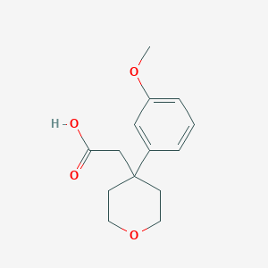 2-[4-(3-Methoxyphenyl)-tetrahydro-2H-pyran-4-yl]acetic acid