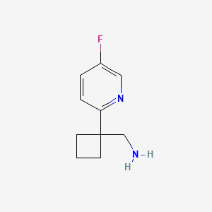 B2897958 [1-(5-Fluoropyridin-2-yl)cyclobutyl]methanamine CAS No. 1857841-31-6
