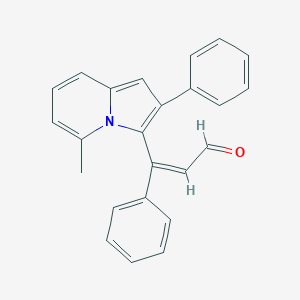 3-(5-Methyl-2-phenyl-3-indolizinyl)-3-phenylacrylaldehyde