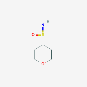 molecular formula C6H13NO2S B2897968 亚氨基-甲基-(氧杂-4-基)-氧代-lambda6-硫烷 CAS No. 1609964-42-2
