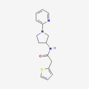 N-(1-(pyridin-2-yl)pyrrolidin-3-yl)-2-(thiophen-2-yl)acetamide