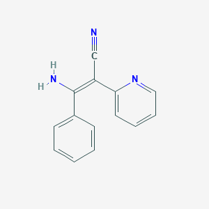 3-Amino-3-phenyl-2-pyridin-2-ylacrylonitrile