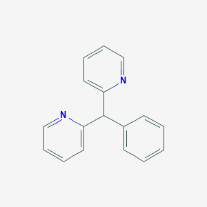 molecular formula C17H14N2 B289803 2-[Phenyl(2-pyridinyl)methyl]pyridine 