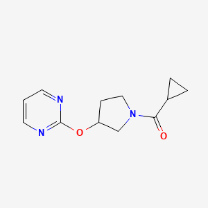 2-[(1-cyclopropanecarbonylpyrrolidin-3-yl)oxy]pyrimidine