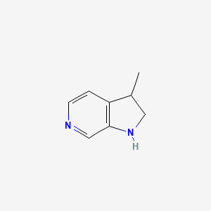 molecular formula C8H10N2 B2898090 3-methyl-2,3-dihydro-1H-pyrrolo[2,3-c]pyridine CAS No. 2253639-42-6