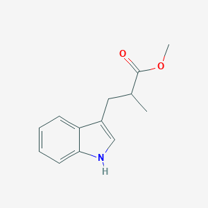 molecular formula C13H15NO2 B289810 methyl 3-(1H-indol-3-yl)-2-methylpropanoate 