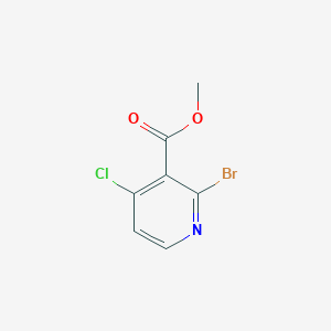 molecular formula C7H5BrClNO2 B2898166 Methyl 2-bromo-4-chloronicotinate CAS No. 1804384-19-7