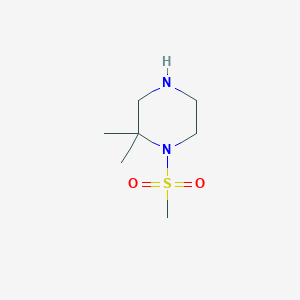 2,2-Dimethyl-1-(methylsulfonyl)piperazine