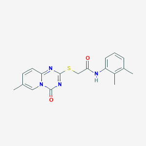 N-(2,3-dimethylphenyl)-2-(7-methyl-4-oxopyrido[1,2-a][1,3,5]triazin-2-yl)sulfanylacetamide