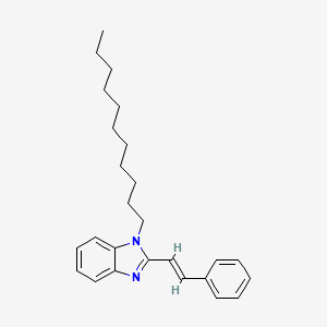 (E)-2-styryl-1-undecyl-1H-benzo[d]imidazole