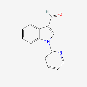 molecular formula C14H10N2O B2898199 1-(2-Pyridyl)indole-3-carbaldehyde CAS No. 890095-85-9