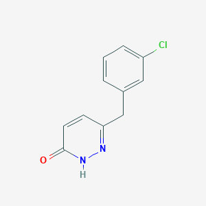 molecular formula C11H9ClN2O B2898203 6-(3-氯苄基)-3-哒嗪醇 CAS No. 339008-48-9