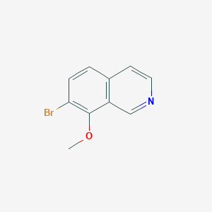 molecular formula C10H8BrNO B2898229 7-溴-8-甲氧基异喹啉 CAS No. 1891260-41-5