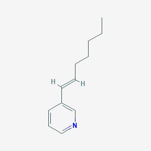 3-Hept-1-enylpyridine