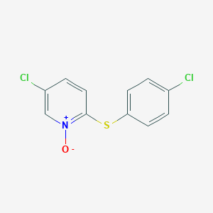 molecular formula C11H7Cl2NOS B289826 5-Chloro-2-[(4-chlorophenyl)sulfanyl]pyridine 1-oxide 