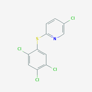 molecular formula C11H5Cl4NS B289827 5-Chloropyridin-2-yl 2,4,5-trichlorophenyl sulfide 