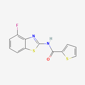 N-(4-fluoro-1,3-benzothiazol-2-yl)-2-thiophenecarboxamide