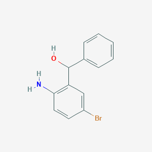 molecular formula C13H12BrNO B2898285 (2-Amino-5-bromophenyl)(phenyl)methanol CAS No. 7141-05-1